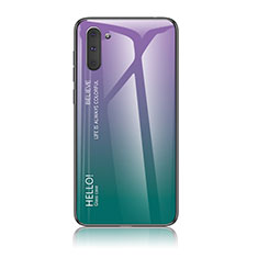 Carcasa Bumper Funda Silicona Espejo Gradiente Arco iris LS1 para Samsung Galaxy Note 10 5G Multicolor