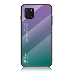 Carcasa Bumper Funda Silicona Espejo Gradiente Arco iris LS1 para Samsung Galaxy Note 10 Lite Multicolor