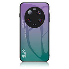 Carcasa Bumper Funda Silicona Espejo Gradiente Arco iris LS1 para Xiaomi Mi 13 Ultra 5G Multicolor