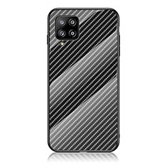 Carcasa Bumper Funda Silicona Espejo Gradiente Arco iris LS2 para Samsung Galaxy A42 5G Negro