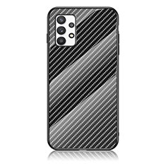 Carcasa Bumper Funda Silicona Espejo Gradiente Arco iris LS2 para Samsung Galaxy A53 5G Negro