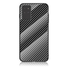 Carcasa Bumper Funda Silicona Espejo Gradiente Arco iris LS2 para Samsung Galaxy Note 20 5G Negro