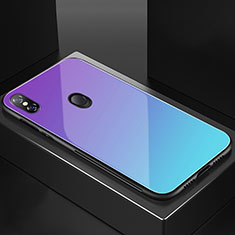 Carcasa Bumper Funda Silicona Espejo Gradiente Arco iris M01 para Xiaomi Mi 8 Multicolor