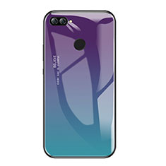 Carcasa Bumper Funda Silicona Espejo Gradiente Arco iris para Huawei Honor 9i Multicolor
