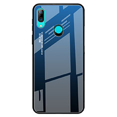 Carcasa Bumper Funda Silicona Espejo Gradiente Arco iris para Huawei P Smart Z Azul