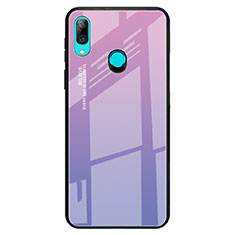 Carcasa Bumper Funda Silicona Espejo Gradiente Arco iris para Huawei P Smart Z Morado