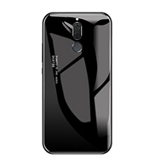 Carcasa Bumper Funda Silicona Espejo Gradiente Arco iris para Huawei Rhone Negro