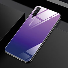 Carcasa Bumper Funda Silicona Espejo Gradiente Arco iris para Huawei Y9s Morado