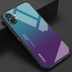 Carcasa Bumper Funda Silicona Espejo Gradiente Arco iris para Nothing Phone 1 Multicolor