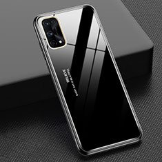 Carcasa Bumper Funda Silicona Espejo Gradiente Arco iris para Realme Q2 Pro 5G Negro