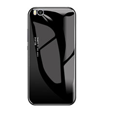 Carcasa Bumper Funda Silicona Espejo Gradiente Arco iris para Xiaomi Mi 5S Negro