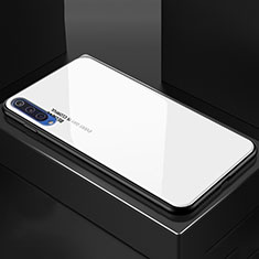 Carcasa Bumper Funda Silicona Espejo Gradiente Arco iris para Xiaomi Mi 9 Blanco