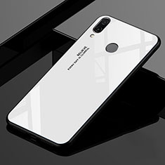 Carcasa Bumper Funda Silicona Espejo Gradiente Arco iris para Xiaomi Redmi 7 Blanco