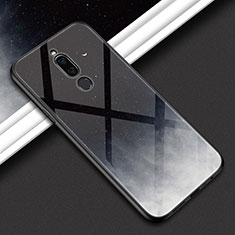Carcasa Bumper Funda Silicona Espejo Gradiente Arco iris para Xiaomi Redmi 8 Gris