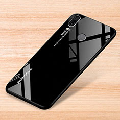 Carcasa Bumper Funda Silicona Espejo Gradiente Arco iris para Xiaomi Redmi Note 7 Pro Negro