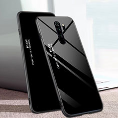 Carcasa Bumper Funda Silicona Espejo Gradiente Arco iris para Xiaomi Redmi Note 8 Pro Negro