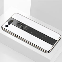 Carcasa Bumper Funda Silicona Espejo K01 para Huawei Honor V20 Blanco