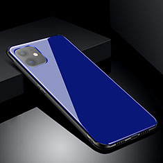 Carcasa Bumper Funda Silicona Espejo M01 para Apple iPhone 11 Azul