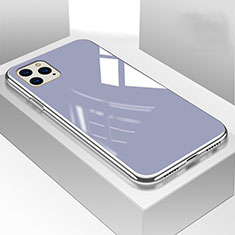 Carcasa Bumper Funda Silicona Espejo M01 para Apple iPhone 11 Pro Azul