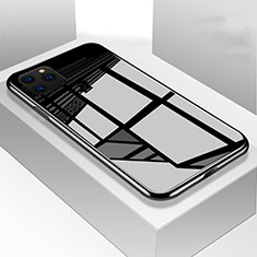 Carcasa Bumper Funda Silicona Espejo M01 para Apple iPhone 11 Pro Max Negro
