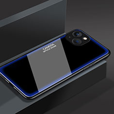 Carcasa Bumper Funda Silicona Espejo M01 para Apple iPhone 14 Plus Azul