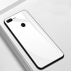 Carcasa Bumper Funda Silicona Espejo M01 para Huawei Honor 9 Lite Blanco