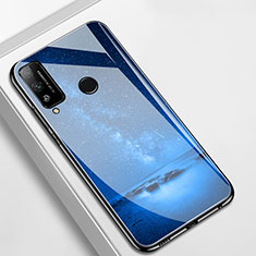 Carcasa Bumper Funda Silicona Espejo M01 para Huawei Honor Play4T Azul