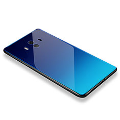 Carcasa Bumper Funda Silicona Espejo M01 para Huawei Mate 10 Azul Cielo