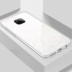 Carcasa Bumper Funda Silicona Espejo M01 para Huawei Mate 20 Pro Blanco