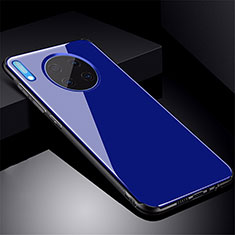 Carcasa Bumper Funda Silicona Espejo M01 para Huawei Mate 30 Azul