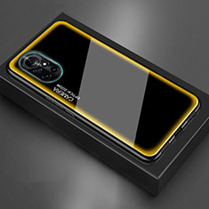 Carcasa Bumper Funda Silicona Espejo M01 para Huawei Nova 8 5G Amarillo