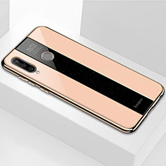 Carcasa Bumper Funda Silicona Espejo M01 para Huawei P30 Lite New Edition Oro