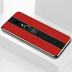 Carcasa Bumper Funda Silicona Espejo M01 para Oppo A9 Rojo