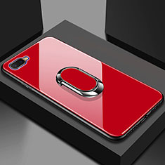 Carcasa Bumper Funda Silicona Espejo M01 para Oppo R15X Rojo