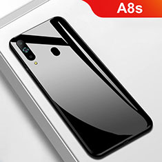 Carcasa Bumper Funda Silicona Espejo M01 para Samsung Galaxy A8s SM-G8870 Negro