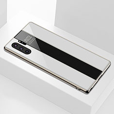 Carcasa Bumper Funda Silicona Espejo M01 para Samsung Galaxy Note 10 Plus Blanco