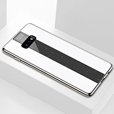 Carcasa Bumper Funda Silicona Espejo M01 para Samsung Galaxy S10e Blanco