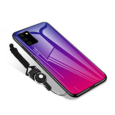 Carcasa Bumper Funda Silicona Espejo M01 para Samsung Galaxy S20 FE 4G Rosa Roja