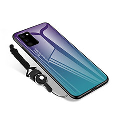 Carcasa Bumper Funda Silicona Espejo M01 para Samsung Galaxy S20 Lite 5G Morado