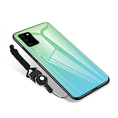 Carcasa Bumper Funda Silicona Espejo M01 para Samsung Galaxy S20 Lite 5G Verde