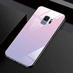Carcasa Bumper Funda Silicona Espejo M01 para Samsung Galaxy S9 Rosa