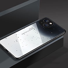 Carcasa Bumper Funda Silicona Espejo M02 para Apple iPhone 13 Mini Gris