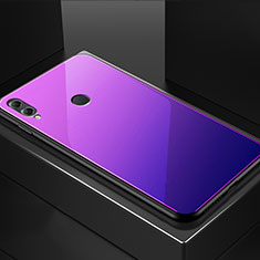 Carcasa Bumper Funda Silicona Espejo M02 para Huawei Honor V10 Lite Azul