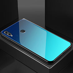 Carcasa Bumper Funda Silicona Espejo M02 para Huawei Honor View 10 Lite Azul Cielo