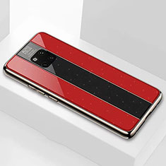 Carcasa Bumper Funda Silicona Espejo M02 para Huawei Mate 20 Pro Rojo