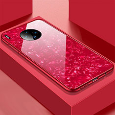 Carcasa Bumper Funda Silicona Espejo M02 para Huawei Mate 30 5G Rojo