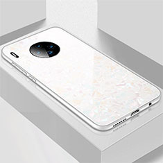 Carcasa Bumper Funda Silicona Espejo M02 para Huawei Mate 30 Pro 5G Blanco