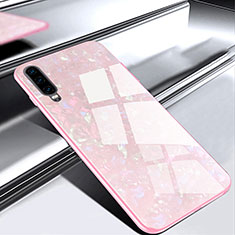 Carcasa Bumper Funda Silicona Espejo M02 para Huawei P30 Rosa