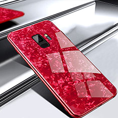 Carcasa Bumper Funda Silicona Espejo M02 para Samsung Galaxy S9 Rojo
