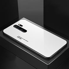 Carcasa Bumper Funda Silicona Espejo M02 para Xiaomi Redmi Note 8 Pro Blanco